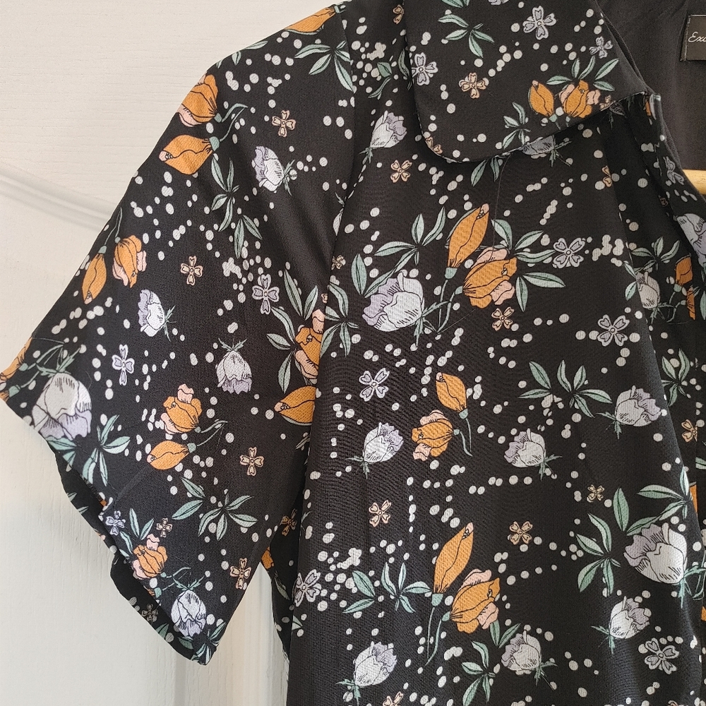 Piper & Scoot Clifton Dress - XS or Small - NWT - Black floral boutique midi - Picture 3 of 4